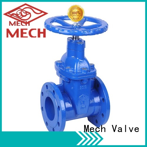 gate flow resilient gate valve flanged Mech Valve company