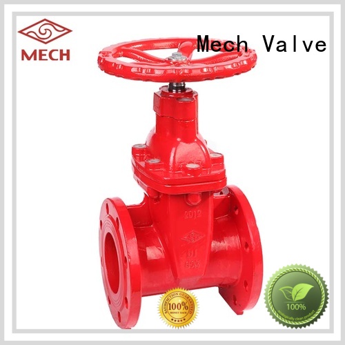 double flanged gate valve high quality water transportation Mech Valve