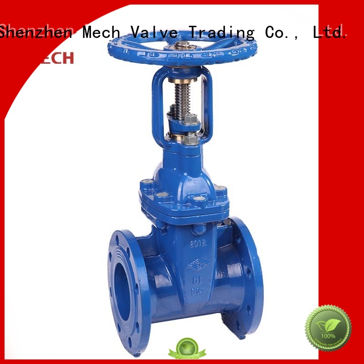 durable double flanged gate valve iron for drainage Mech Valve