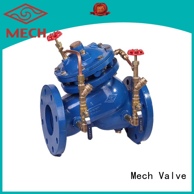 sustaining pressure reducing valve with gauge high pressure pipe industry