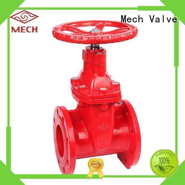 Mech Valve high quality 3 inch flanged gate valve Suppliers water transportation