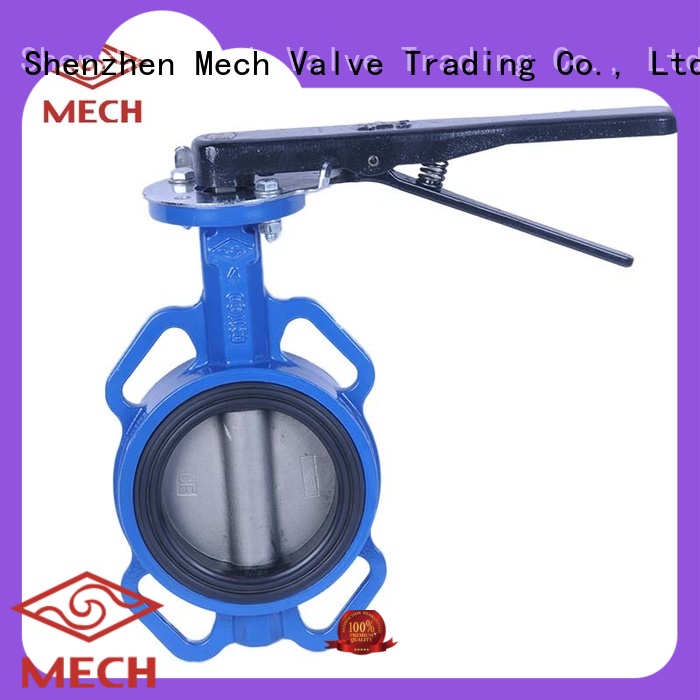 bulk wafer style butterfly valve simple style water supply Mech Valve