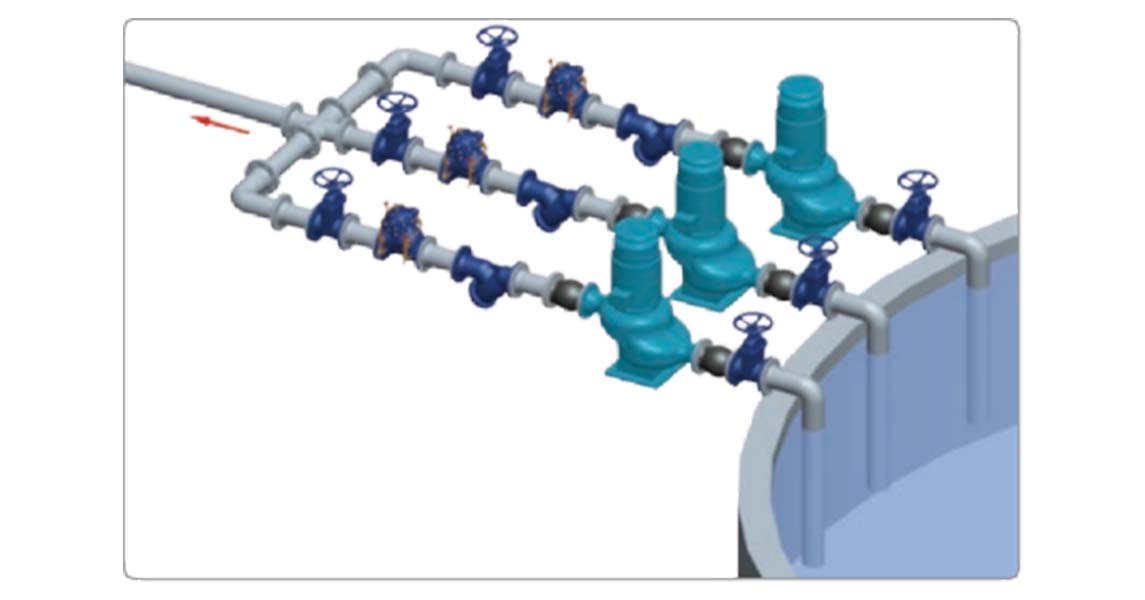 Mech New 1.5 pressure reducing valve Supply piping system