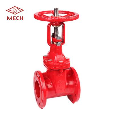 Rising Stem Gate Valve BS 5163 Flanged Resilient OS&Y Gate Valve, Type A, Pre-Grooved on the Stem (XZ41X), PN10/16