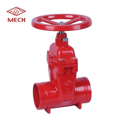 Resilient Seal Gate Valve BS 5163 Grooved Resilient OS&Y Gate Valve