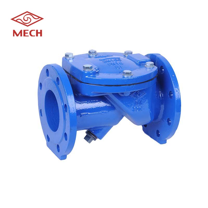 Spring Check Valve EN 12334 Rubber Disc Swing Check  H44J PN10/16