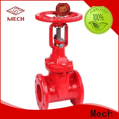 Mech New 6 inch gate valve price for business for sewage