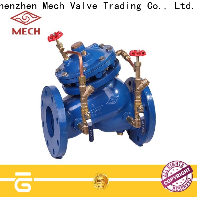 Mech High-quality water pressure reducing valve with gauge company pipe industry