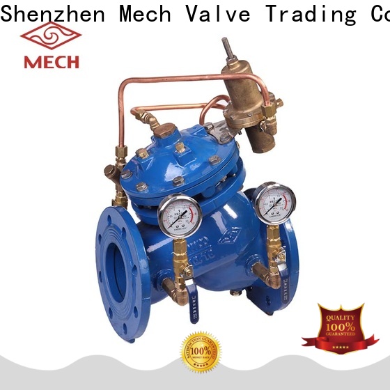 Mech antic needle valve factory piping system