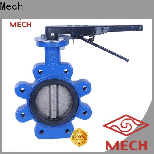 Mech Top butterfly valve flange for business ﬁre protection