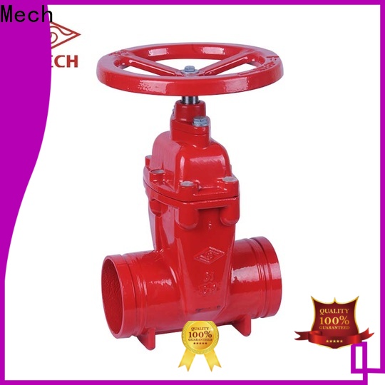 Mech New double flanged butterfly valve Supply ﬁre protection