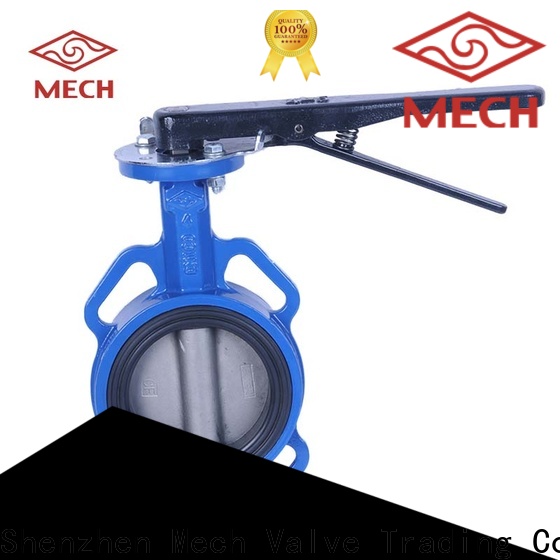 Mech High-quality double eccentric butterfly valve factory sewage