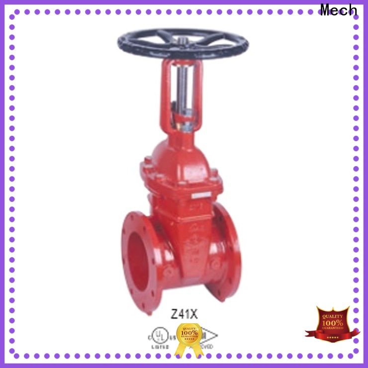 Mech durable pneumatic gate valve Suppliers water transportation