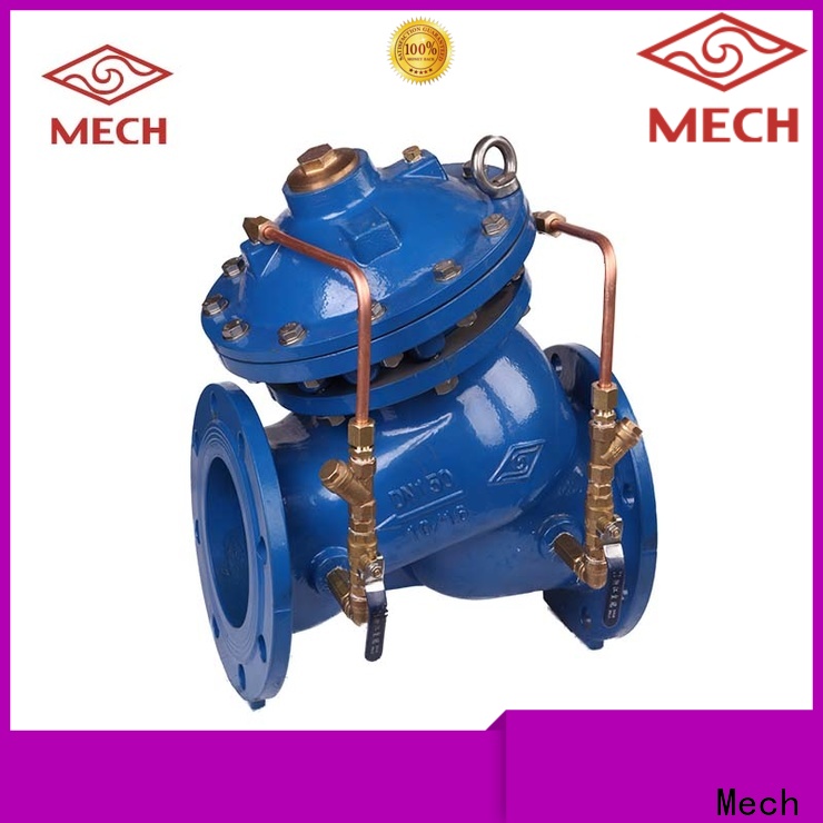 Mech relief water supply regulator Supply piping system