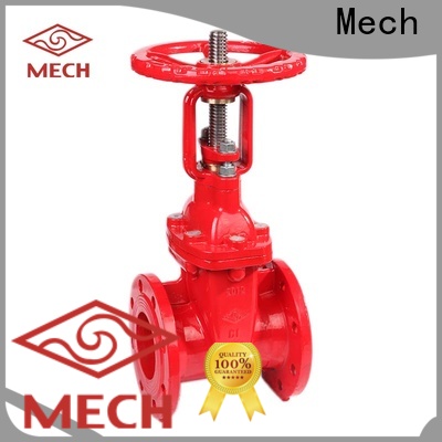 Mech durable cast iron valve manufacturers for potable