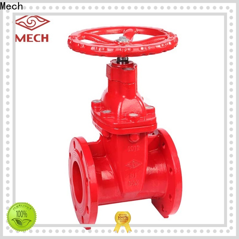 Mech high quality trunnion ball valve manufacturers for sewage