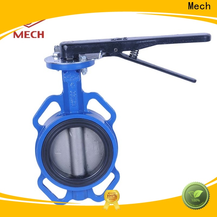 Mech hot-sale butterfly valve assembly Supply drainage