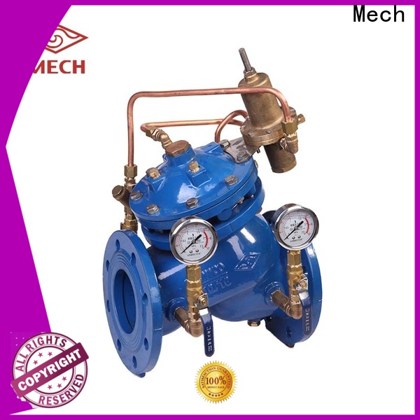 Mech Wholesale electric water pressure regulator valve manufacturers piping system