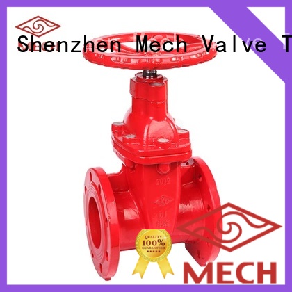 Mech Valve resilient double flanged gate valve seal air conditioning