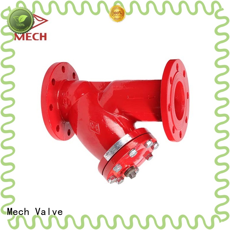 Mech Valve grooved y strainer low cost water filtering system