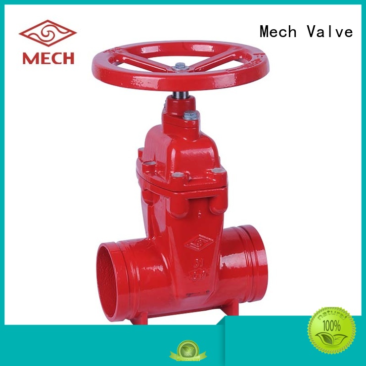 Resilient Seal Gate Valve BS 5163 Grooved Resilient OS&Y Gate Valve