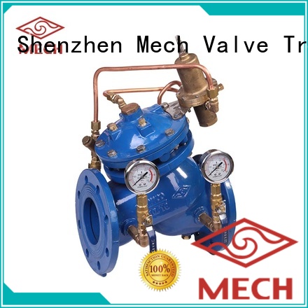 pressure reducing valve with gauge remote pipe industry Mech Valve