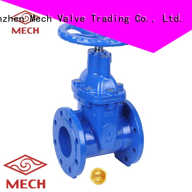 Mech Valve ductile resilient seated gate valve seal irrigation