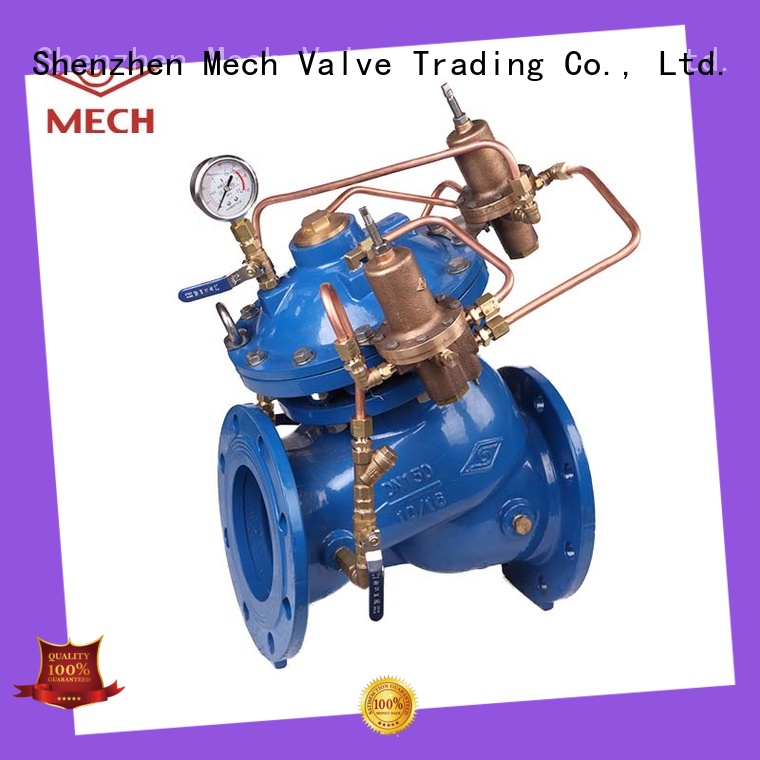 Mech Valve adjustable pressure reducing valve with gauge sustaining pipe industry