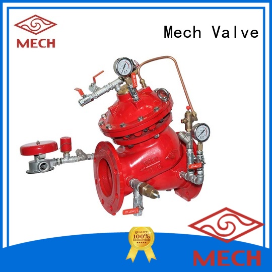 Mech Valve relief pressure regulator valve sustaining piping