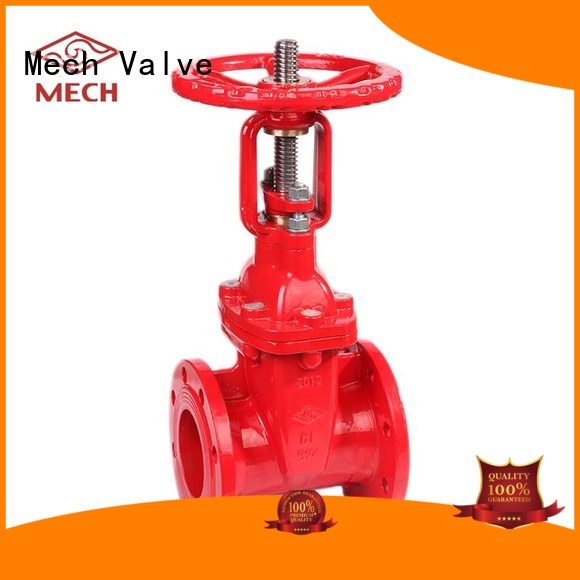 control resilient gate valve stem water Mech Valve company