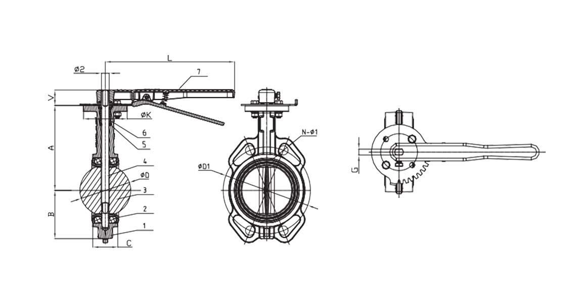 high-end wafer valve bulk order simple style for potable control-2