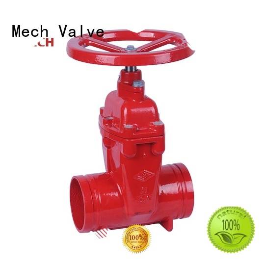 Resilient Seal Gate Valve BS 5163 Grooved Resilient OS&Y Gate Valve