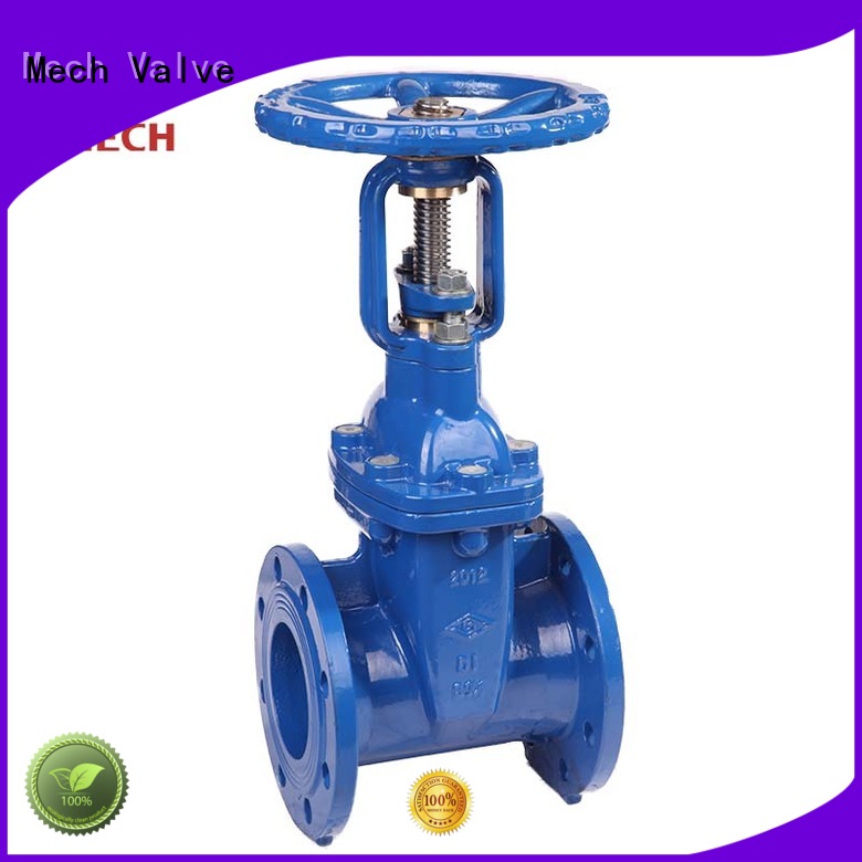 Mech Valve double flanged gate valve wedge water transportation