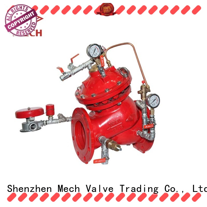 pump control valve remote piping system Mech Valve