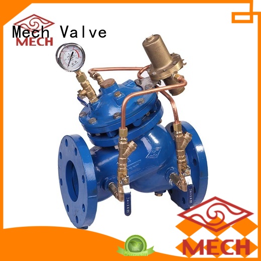 balancing adjustable pressure reducing valve bypass piping system Mech Valve