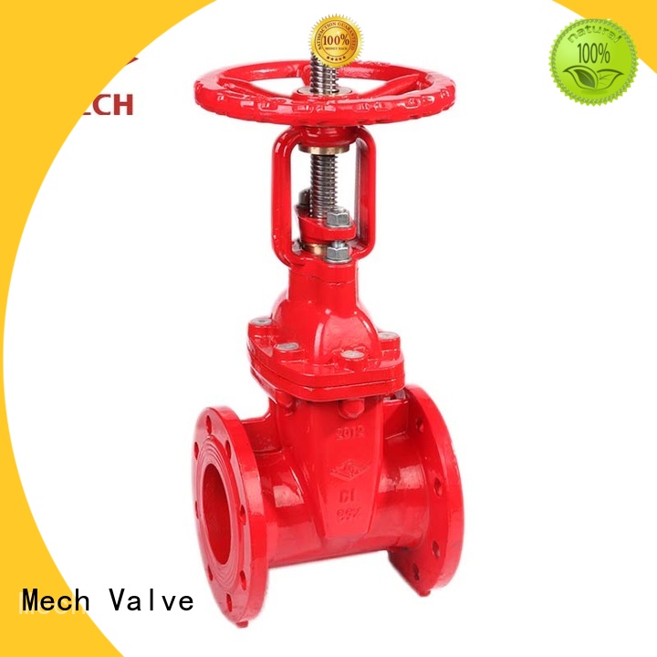 Mech Valve seated resilient gate valve on irrigation