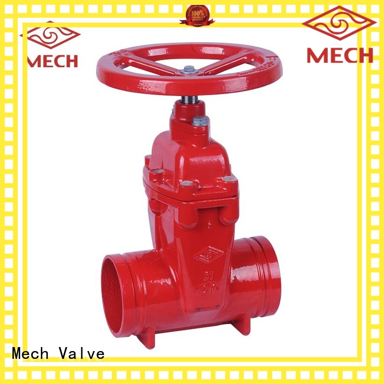 rising resilient wedge gate valve high quality iron ﬁre protection