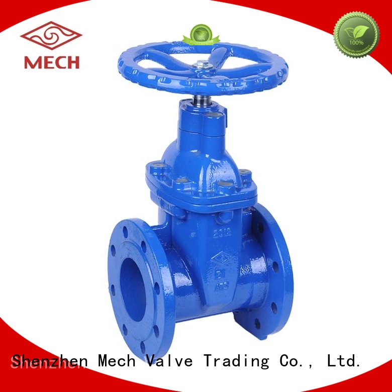 Mech Valve Brand ductile rising resilient gate valve resilient