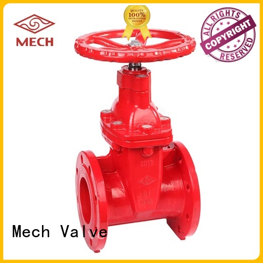 rising flanged gate valve iron