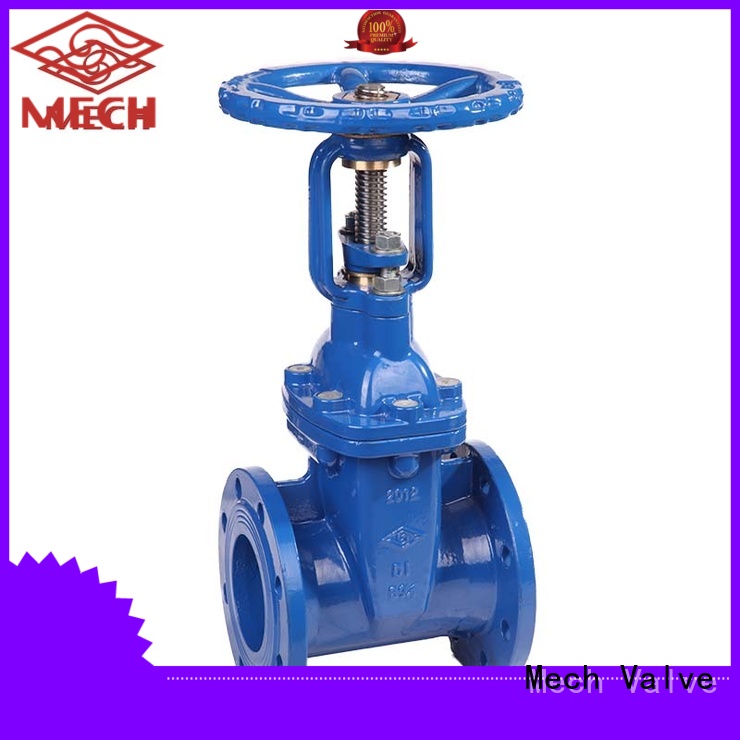 Mech Valve durable flanged gate valve stem water transportation