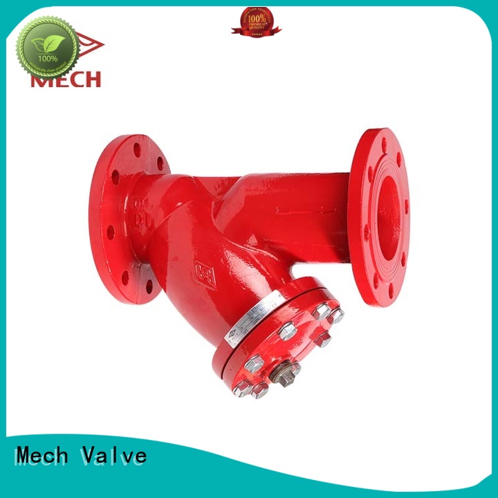 Mech Valve industrial y type strainer valve water