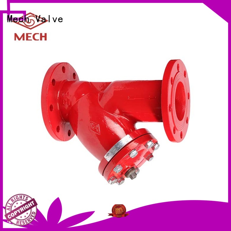 water ytype y type strainer listed Mech Valve Brand company