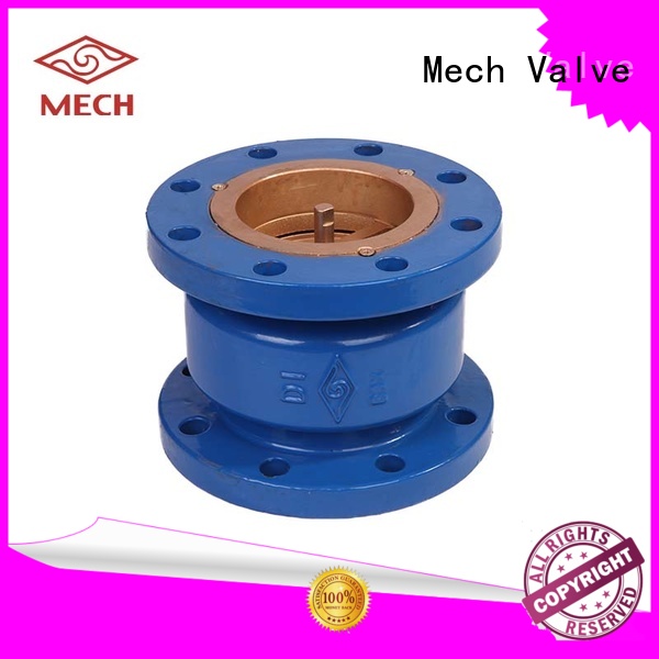 Mech Valve Brand double rubber valve custom double door wafer check valve