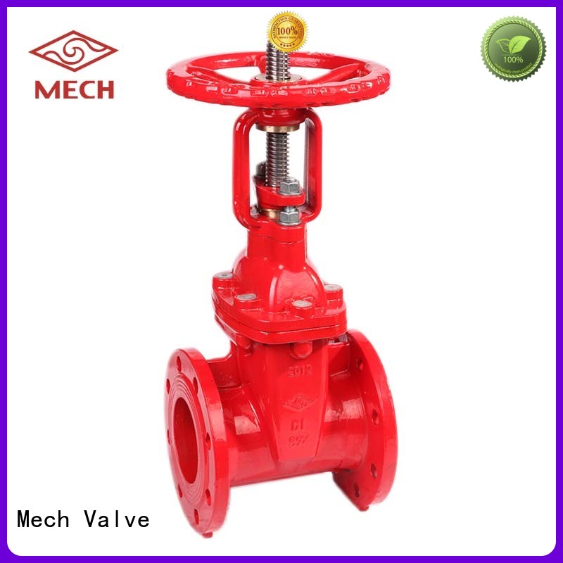 Mech Valve approved flanged gate valve at discount