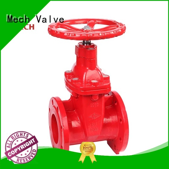 Mech Valve approved flanged gate valve hot-sale for supply