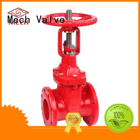 Mech Valve grooved resilient seal gate valve high quality