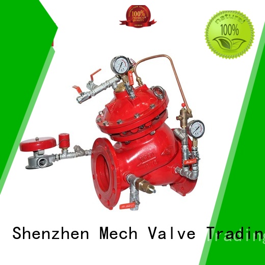 Mech Valve alarm pressure release valve sustaining piping system