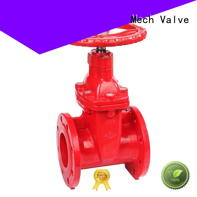 Mech Valve grooved flanged gate valve wedge irrigation