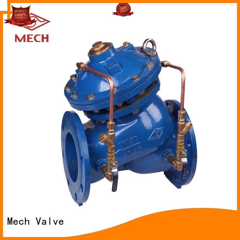 Mech Valve surge adjustable pressure relief valve control piping system