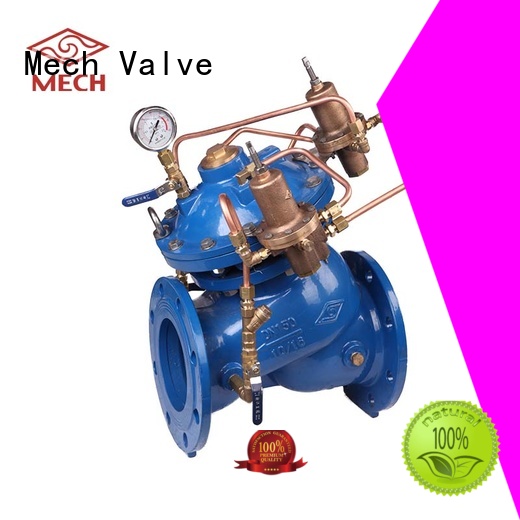 Mech Valve differential pressure release valve surge piping system